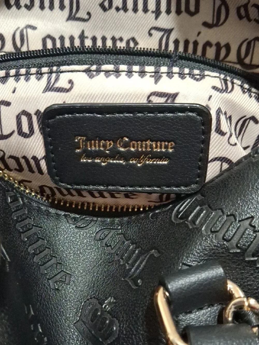 Juicy Couture Not Your Babe Satchel and Liquorice Wallet